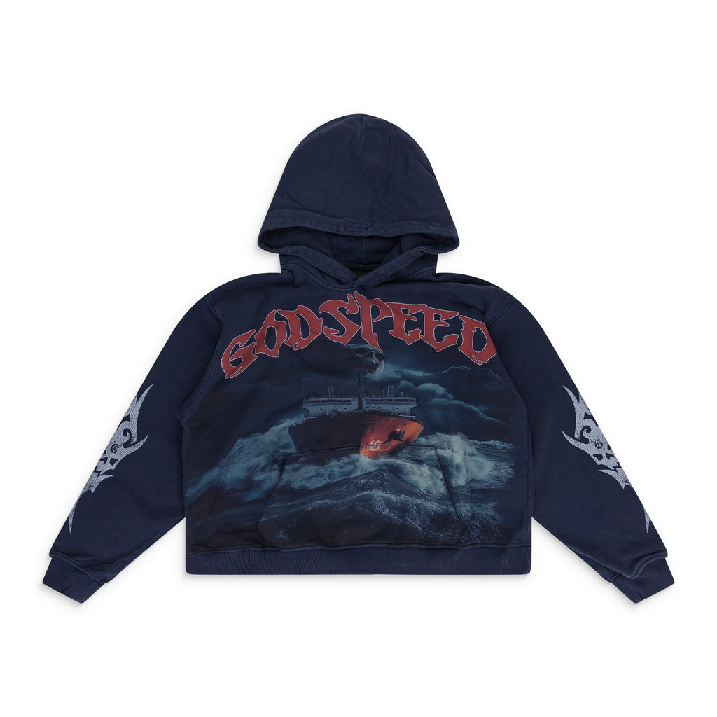 Navy Seasick Hoodie
