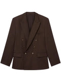 Casablanca peak-lapel blazer