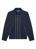 Awake NY logo-embroidered zip-front jacket