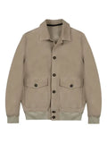 Montedoro buttoned suede leather jacket