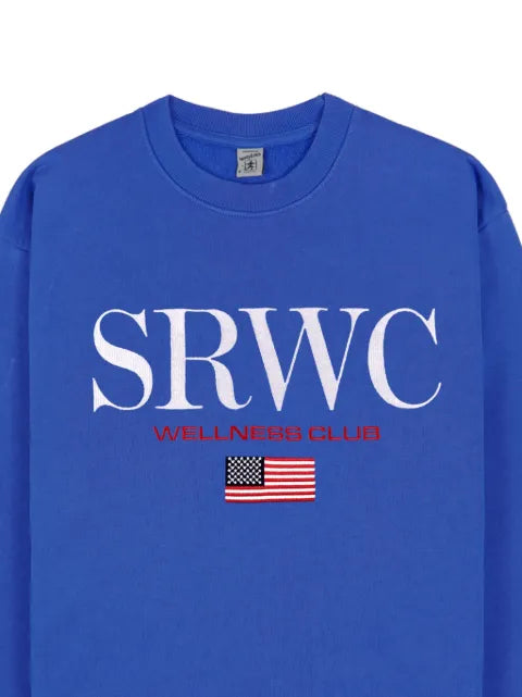 Sporty & Rich Nautical flag print sweatshirt