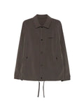 Emporio Armani logo-embroidered raglan-sleeve jacket