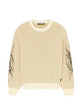 IUTER ribbed-knit graphic-print sweater
