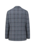 Tombolini check-pattern single-breasted blazer
