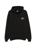 Les Deux Worldwide logo-print cotton hoodie