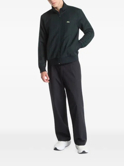 Lacoste Paris monogram-jacquard track jacket