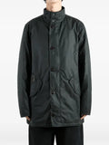 Barbour Powell waxed high-neck jacket