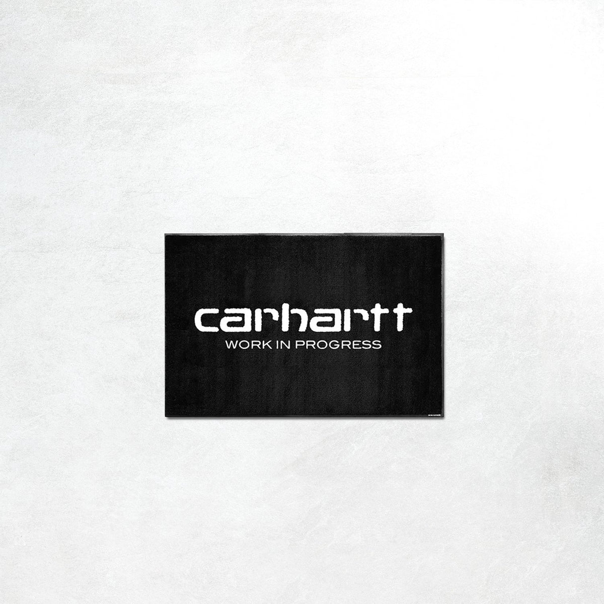 Carhartt WIP Doormat Small: Black / White