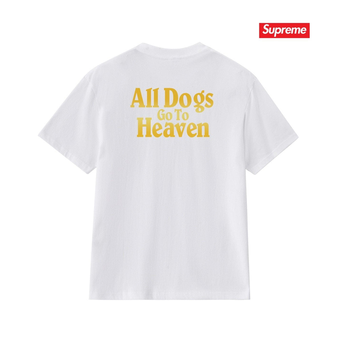 Supreme All Dogs Go To Heaven Dog Graphic T-Shirt