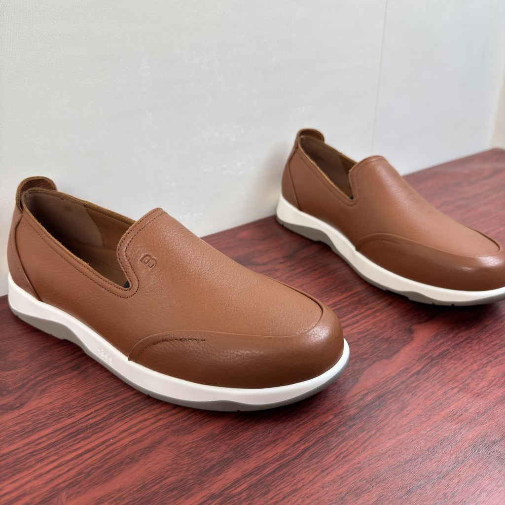 Berluti Pebbled Leather Slip-On Loafers